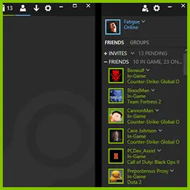 ��������� ��� ���������� Steam