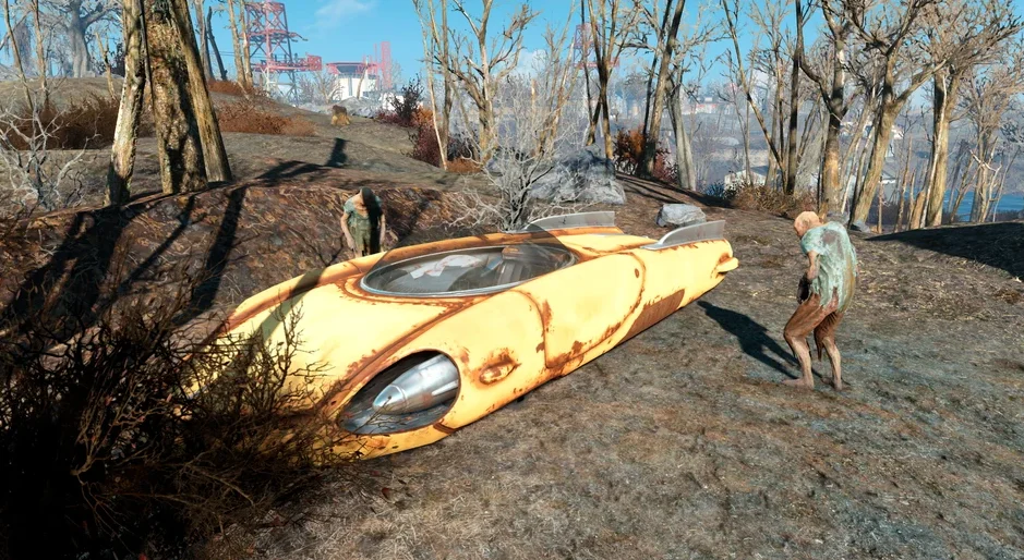 Ñëó÷àéíûå âñòðå÷è â Ïóñòîøè Fallout 4