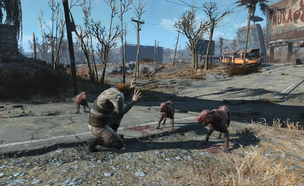 Ñëó÷àéíûå âñòðå÷è â Ïóñòîøè Fallout 4
