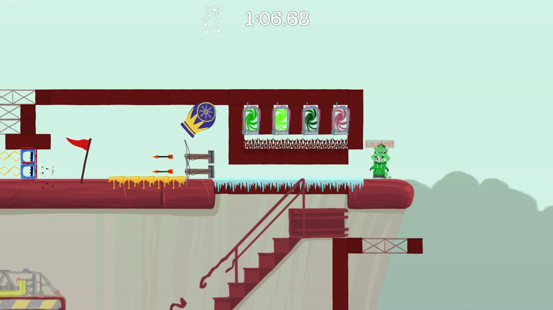 Мои уровни в UCH | Ultimate Chicken Horse