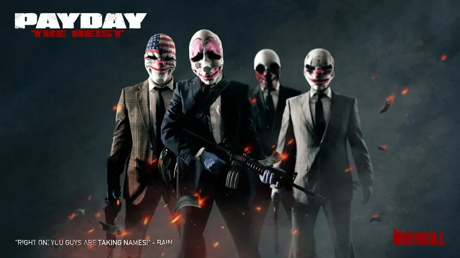 Team Play in Payday The Heist.
