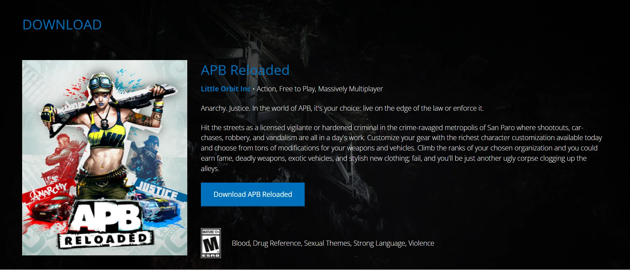 | RU | ������� �������� � ������� ������ | APB Reloaded
