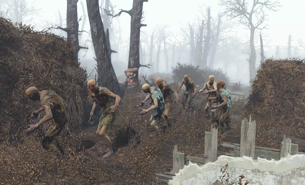 Ñëó÷àéíûå âñòðå÷è â Ïóñòîøè Fallout 4