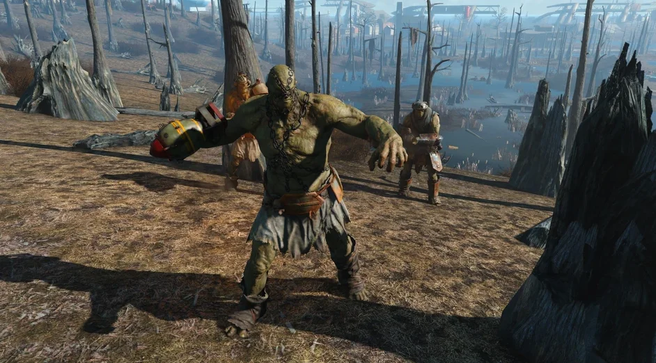 Ñëó÷àéíûå âñòðå÷è â Ïóñòîøè Fallout 4