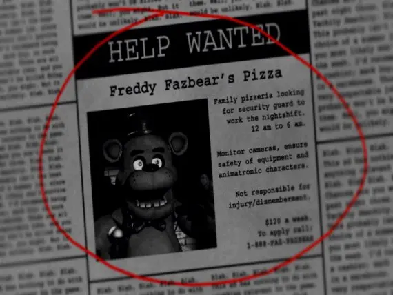 ��������� ����� �  Five Nights at Freddy's