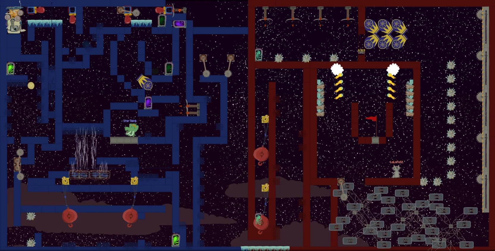 Мои уровни в UCH | Ultimate Chicken Horse